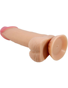PRETTY LOVE - SLIDING SKIN SERIES REALISTIC DILDO WITH SLIDING SKIN SUCTION CUP 19.4 CM 2
