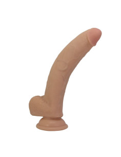 PRETTY LOVE - ELLCUMENT REALISTIC FLEXIBLE DILDO 18 CM Ø 4.5 CM TPE NATURAL 2