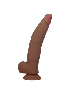 PRETTY LOVE - CUTHBERT REALISTIC FLEXIBLE DILDO 20 CM Ø 5 CM TPE BROWN 2