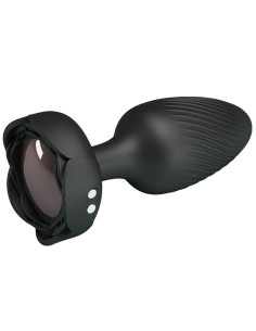 PRETTY LOVE - OSBORN ANAL PLUG WITH LED LIGHT BLACK 9.8 CM 2