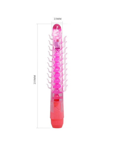 BAILE - FLEXI VIBE SENSUAL SPINE LANKSTAS VIBRUOJAMAS DILDO ALYVINĖ SPALVA 23,5 CM