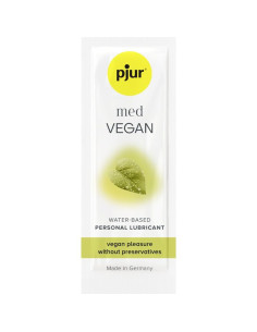 PJUR - MED VEGAN GLIDE vandens pagrindo lubrikantas 2 ml
