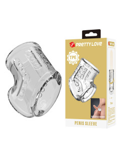 PRETTY LOVE - SHORT TRANSPARENT PENIS SHEATH 2