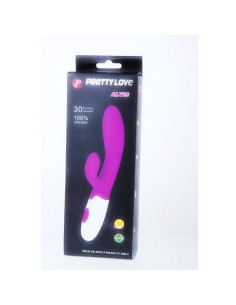 PRETTY LOVE - FLIRTATION ALVIS VIBRATOR WITH CLITORIS STIMULATOR 2