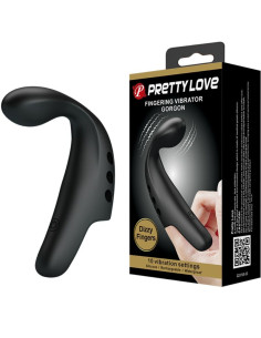 PRETTY LOVE - JUODAS GORGON VIBRATORIUS PIRŠTUKAS 2