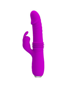 PRETTY LOVE - DOROTHY PURPLE RECHARGEABLE RABBIT VIBRATOR 2