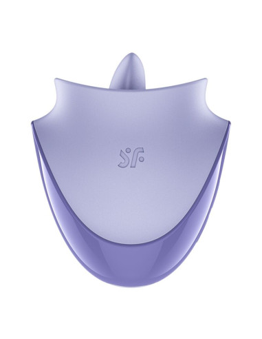 SATISFYER - TONGUE DANCER CLITORAL STIMULATOR WITH VIBRATION AND PULSATIONS LILAC