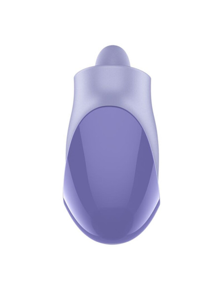 SATISFYER - TONGUE DANCER CLITORAL STIMULATOR WITH VIBRATION AND PULSATIONS LILAC