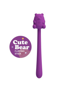 PRETTY LOVE - CUTE BEAR FLIRTING STICK RECHARGEABLE VIBRATOR