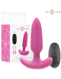 INTENSE - ROSS ANAL PLUG 10 VIBRATIONS PINK REMOTE CONTROL