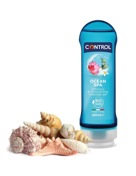 CONTROL - 2 EN 1 MASAŽAS IR MALONUMAS VIDURŽEMIO JŪROS 200 ML