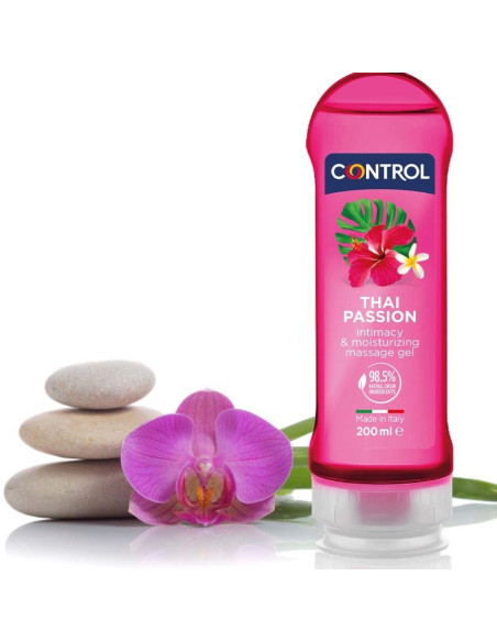 CONTROL - 2 EN 1 MASSAGE and PLEASURE THAI PASSION 200 ML