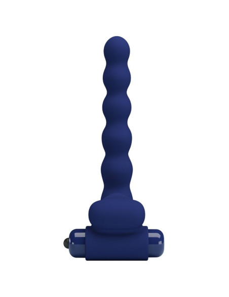 PRETTY LOVE - AJMAL VIBRATING RING WITH PLUG BLUE