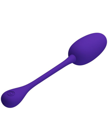 PRETTY LOVE - KNUCKER PURPLE RECHARGEABLE VIBRATING EGG