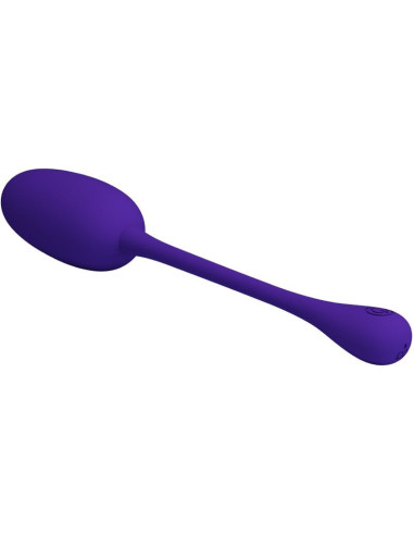 PRETTY LOVE - KNUCKER VIOLETINIS ĮKRAUNAMASIS VIBRUOJAMAS KIAUŠINIS