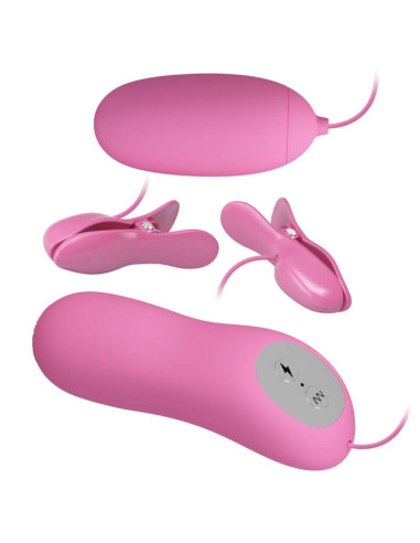 PRETTY LOVE – pincetai su vibracija ir rožiniu elektrošoku