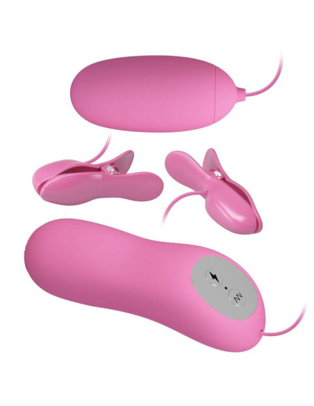 PRETTY LOVE – pincetai su vibracija ir rožiniu elektrošoku