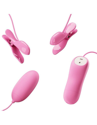 PRETTY LOVE – pincetai su vibracija ir rožiniu elektrošoku