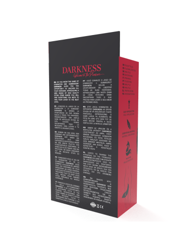DARKNESS - SILVER ANAL PLUG 8 CM WITH BLACK TAIL