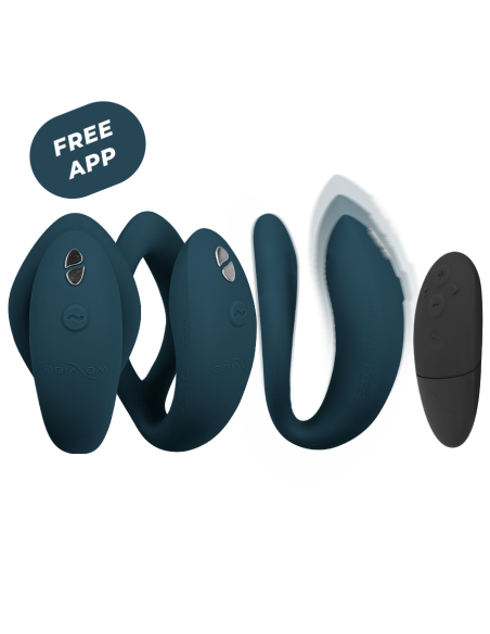 WE-VIBE - SYNC O LANKSTUS VIBRATORIUS SU NUOTOLINIO VALDYMO VALDYMU, TAMSI ŽALIOS SPALVOS
