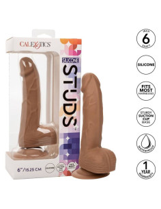 CALEXOTICS - SILICONE STUDS 15.24 CM BROWN