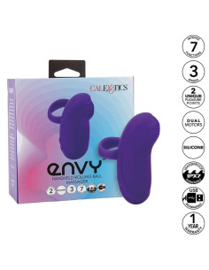 CALEXOTICS - ENVY RANKINIS RIEDOMO KAMUOLIO MASAŽUOKLIS, 7 VIBRACIJOS, VIOLETINIS 2