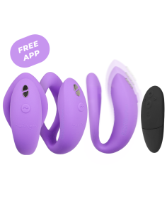 WE-VIBE - SYNC O LANKSTUS VIBRUOTAS SU NUOTOLINIO VALDYMO VALDYMU, VIOLETINIS 2