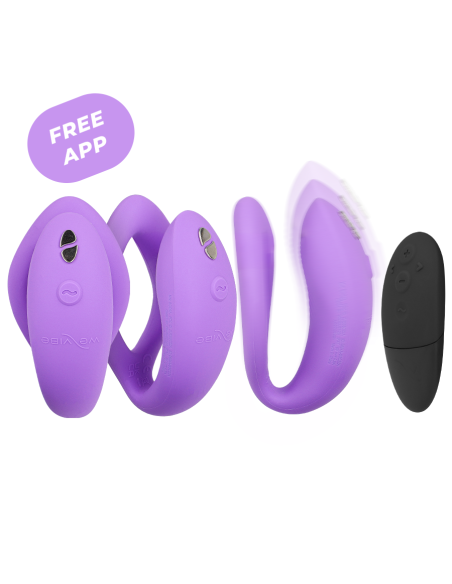 WE-VIBE - SYNC O FLEXIBLE VIBRATOR REMOTE CONTROL VIOLET